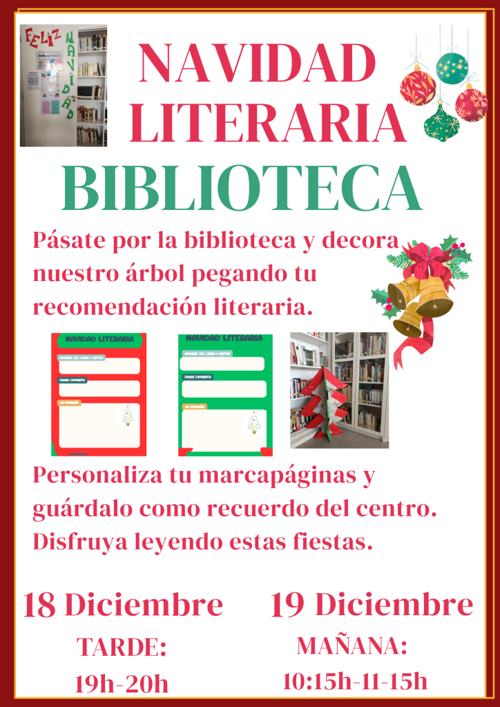 NAVIDAD LITERARIA EN LA BIBLIOTECA